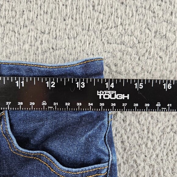 Kancan Jeans Womens 7 (28x29) Blue Mid Rise Skinny Dark Wash Stretch Denim - Picture 8 of 15